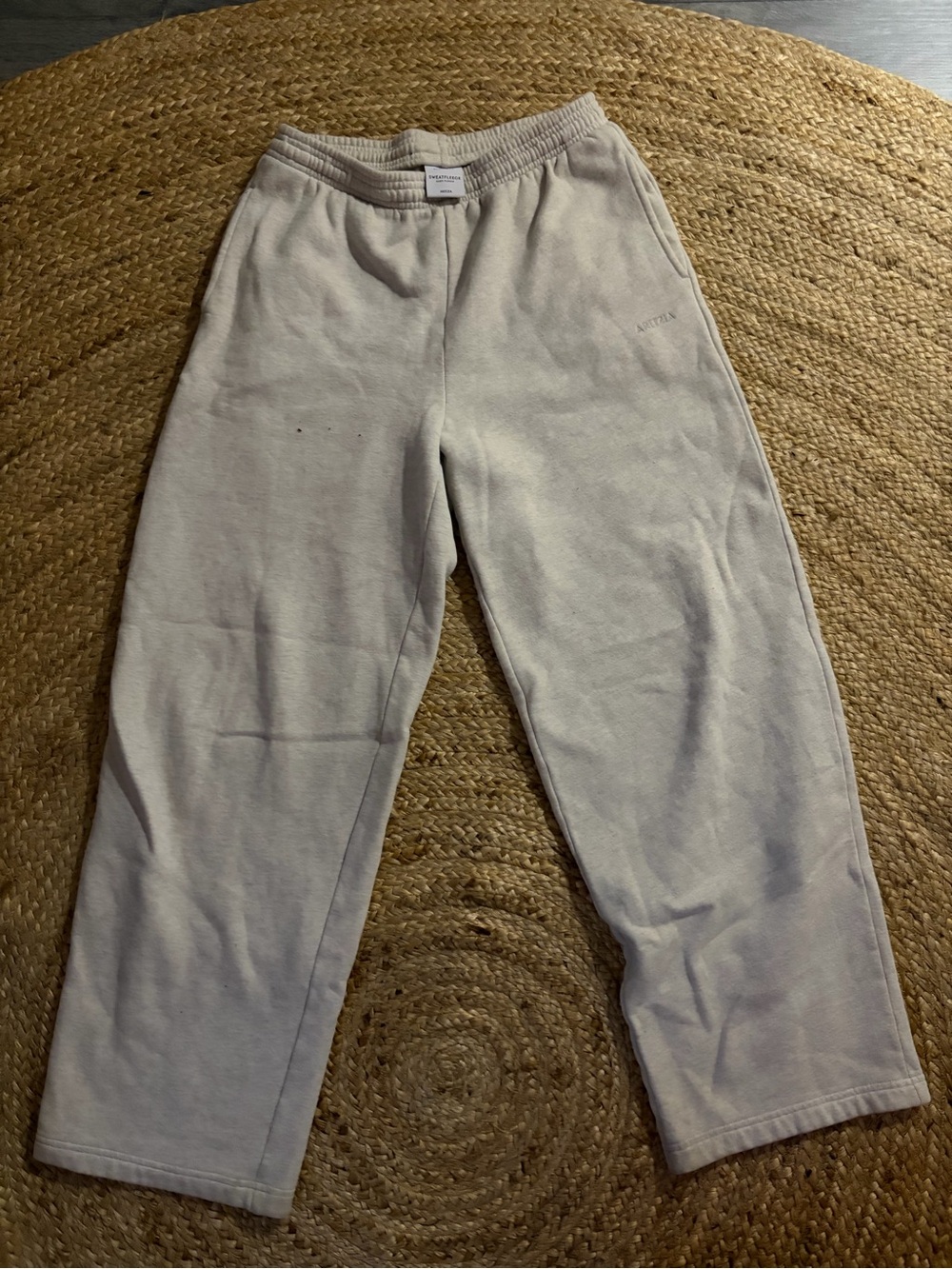 Aritzia Men's Light Cream Sweatpants